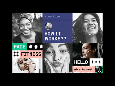 Socials Design for Face Fitness beauty branding design face facefitness facemassage figma fitness graphic design identity instagram massage smm socials typography ui