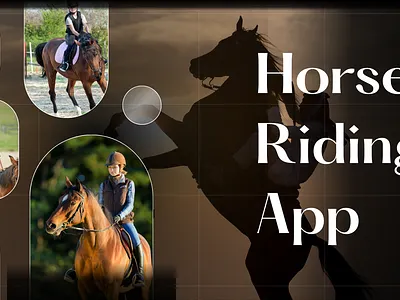 Horse Riding App app design equestrian equestrian app horse riding horse training mobile app outdoor sports riding tracker sports app ui design