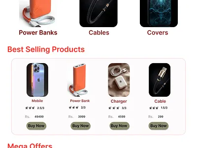 Modern E-Commerce Website for BM Tech ecomrencie online shoping website rauf hanee ui ux website