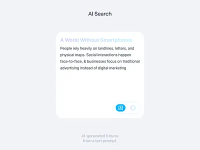 UI Drop: AI Search aidesign aifigma aiui aiux figmadesign headstartui productdesign uidesign uxdesign