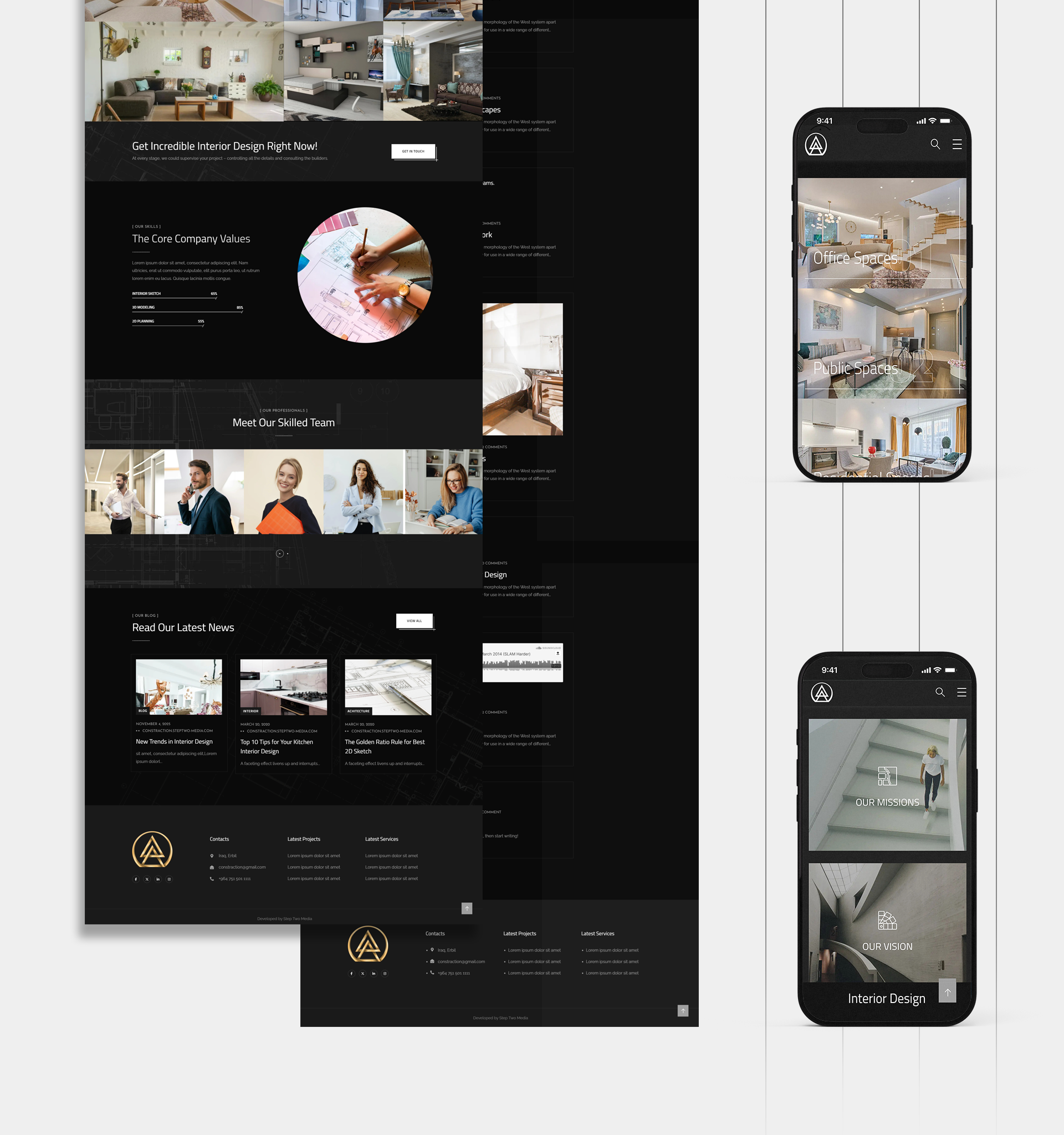 UI/UX | Website | Interior ui uiux wrodpress