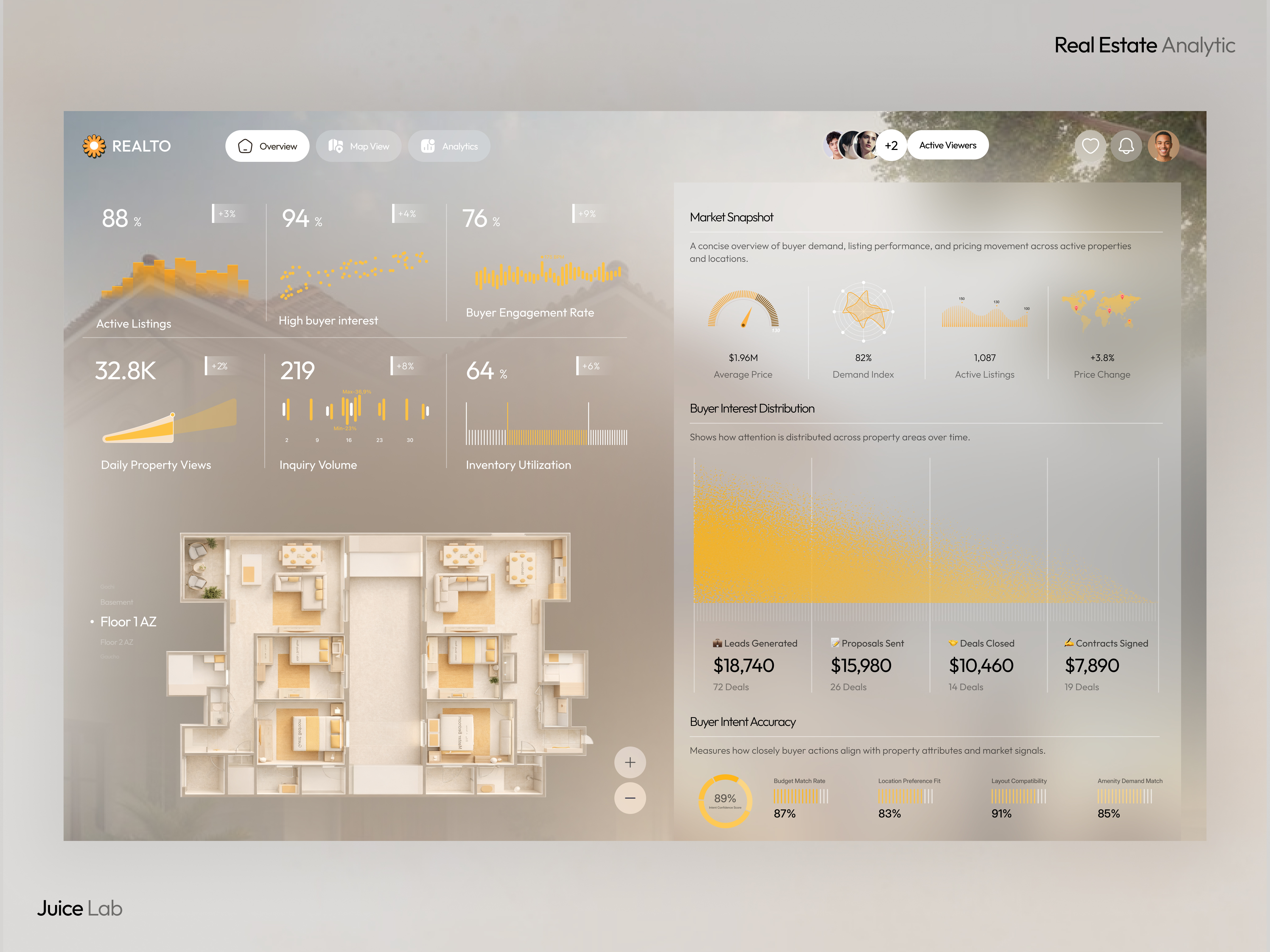 Example of Real Estate Product UI/UX Design