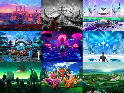 𝐁𝐞𝐬𝐭 𝐍𝐢𝐧𝐞 𝟐𝟎𝟐𝟓 / 𝐓𝐨𝐩 𝐍𝐢𝐧𝐞 𝟐𝟎𝟐𝟓 🎀 2025 best nine best of black artist collection concept digital artist dreamscape enviroment fantasy gay artist graphic design illustration photoshop queer artist top nine year in review