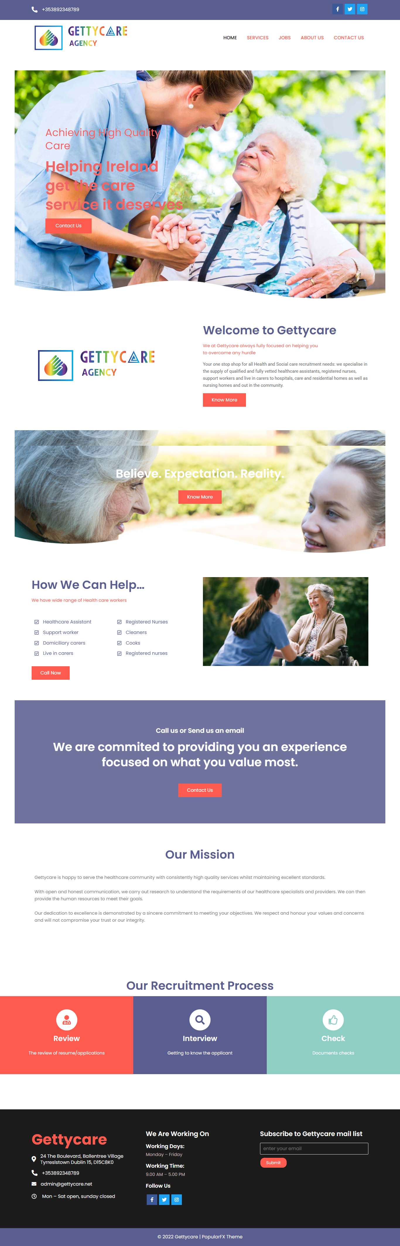 Getty Care – Healthcare Website e commerce responsive uiux web development website design woocommerce wordpress