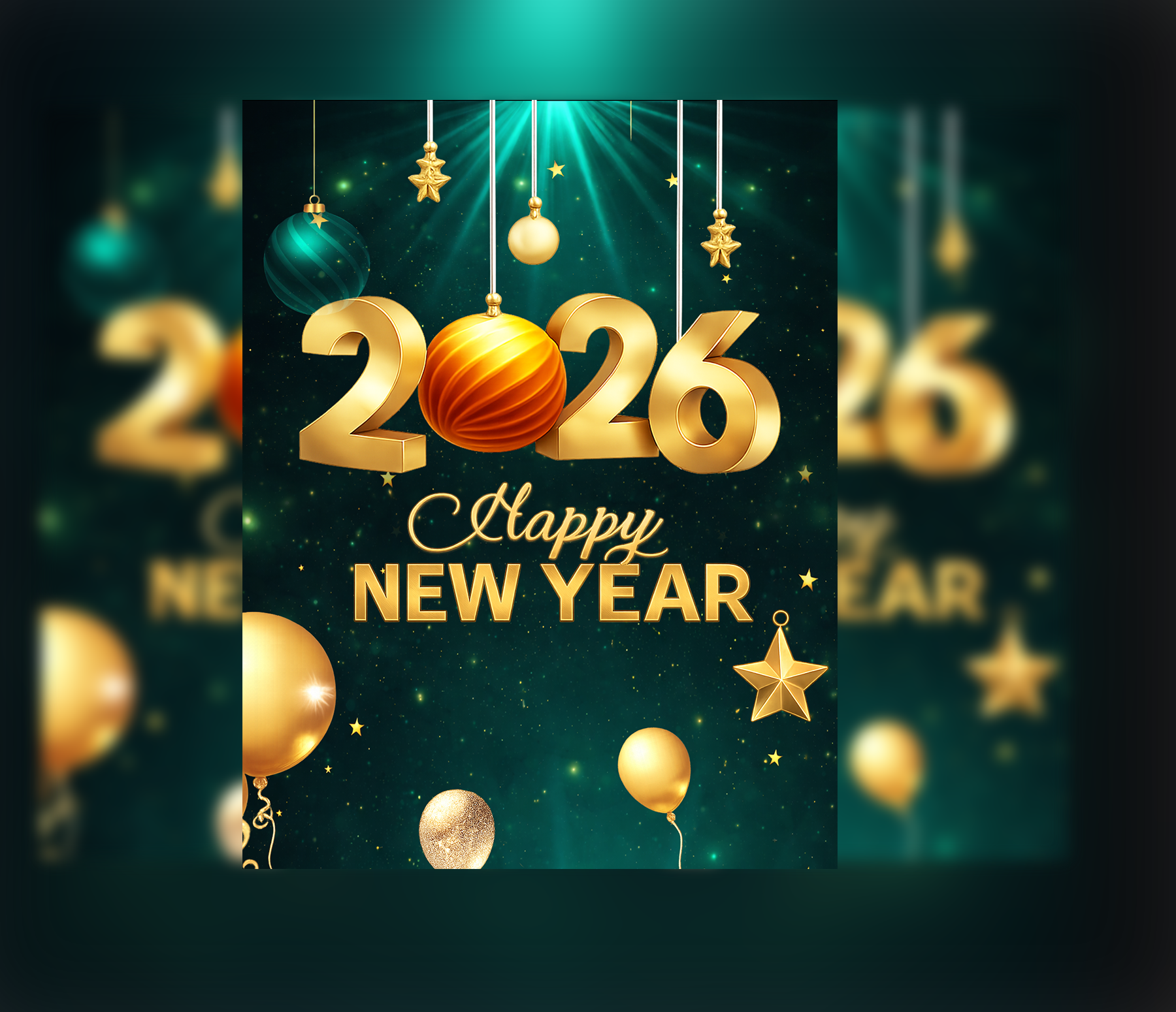 Happy New Year 2026: Poster Design 🎊🎊🎊 advertisementposter banners celebrations creativeposter freshstart graphicdesign happynewyear2026 joyandhappiness magicalmoments mockupdesigns newdreams newmemories newyearbeginnings newyearposter newyearspirit newyearvibes photoshop posterdesign visualeffects