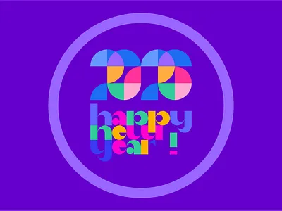 Happy New Year! design graphic design icon illustration logo typography логотип