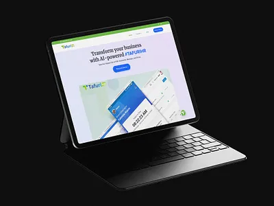 Tafuri HRMS — Modern HR Management Landing Page design hr software hrms human resource management landingpage product page ui ux