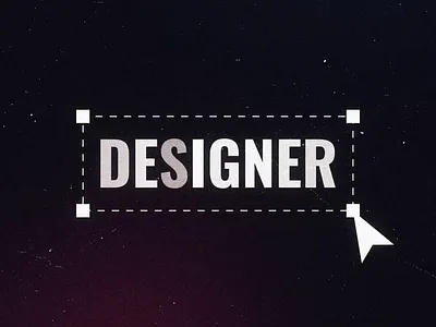 Designer Show analog animation bounding box cursor design film grain grunge interface motion graphics noise retro sequence software text texture title typography ui