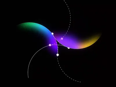 Digital Slides abstract business clean corporate creative dark mode elegant energy glowing gradient intro minimal minimalist network nodes presentation sequence slideshow title typography