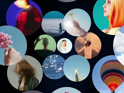 GRID SLIDESHOW animation circular creative fashion grid grid slideshow lifestyle media modern motion design photo reel slideshow smooth social storytelling transitions travel