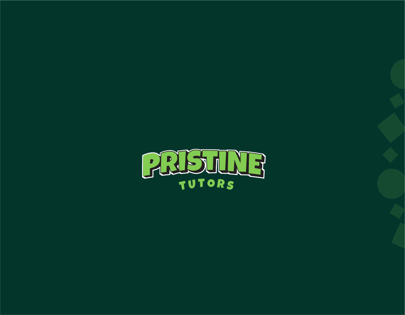 The Pristine Tutors project logo design and icon application. logo