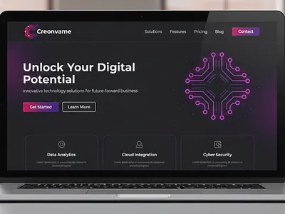 Creonvame Tech Brand Identity brandidentity branding creativedesign graphicdesign logodesign modernlogo techbranding visualidentity