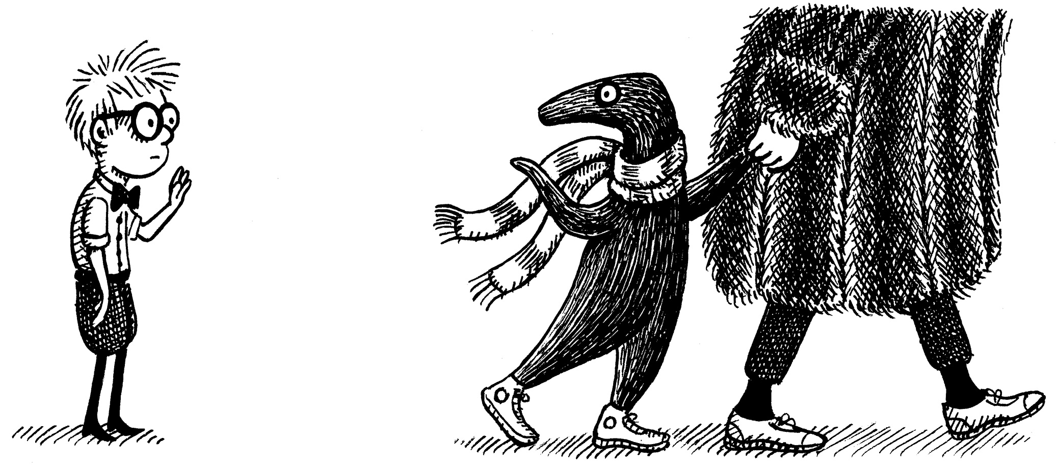 Goreyphilia art artist artwork creature crosshatching drawing gothic hand drawn illustration ink macabre morbid