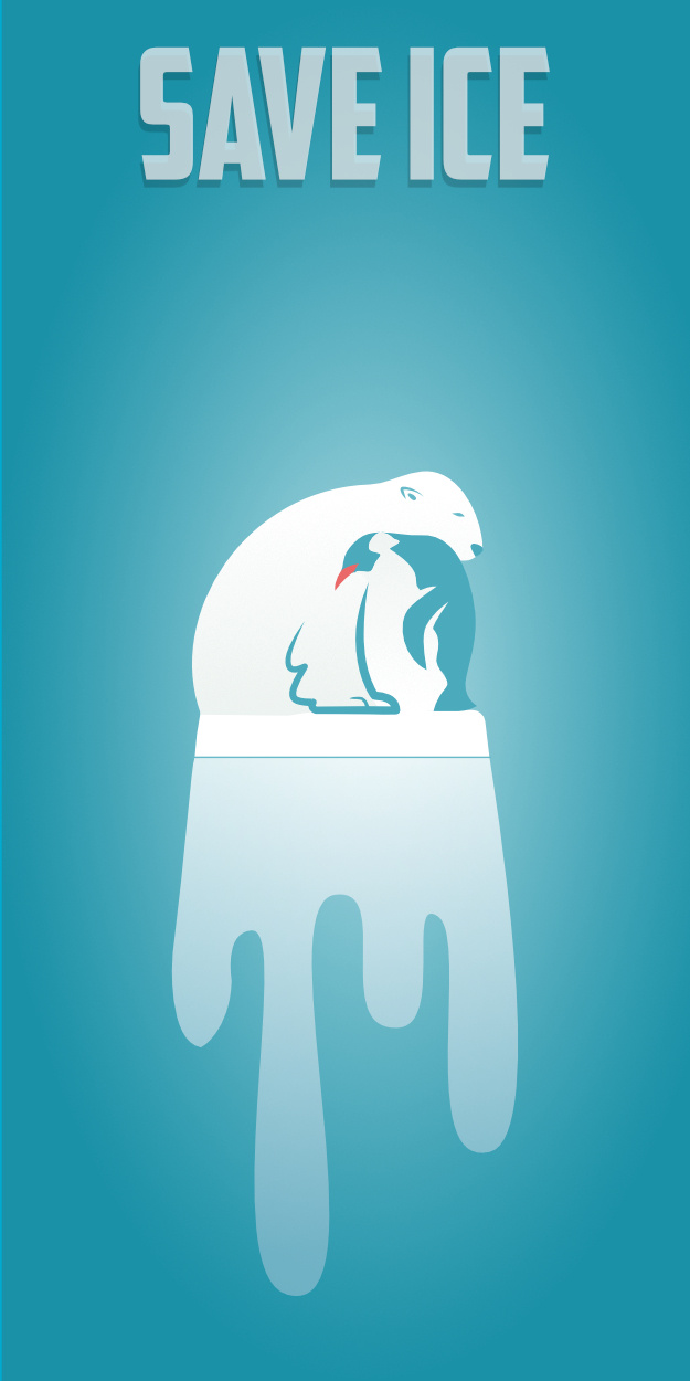 Save ice abstract global melting graphic design ice sge melting pinguin polar bear save ice save world warming