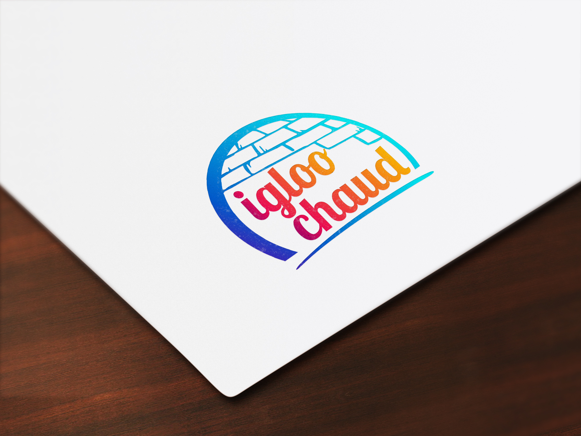 Igloo Chaud - Logo Design kindergarten logo logo logo design طراحی لوگو