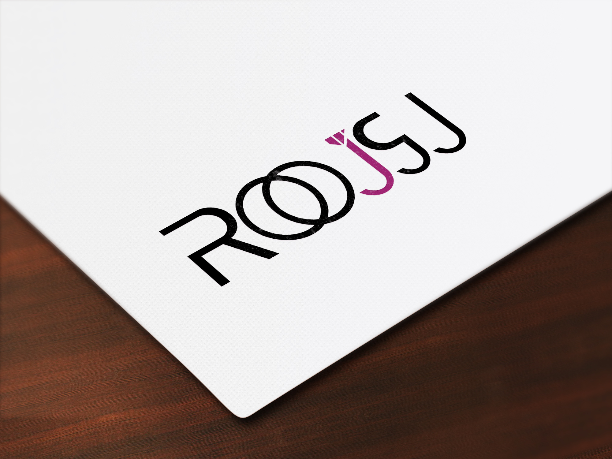 Rooj | روژ | Logo Design beauty brand logo design branding logo design طراحی لوگو طراحی لوگو برند آرایشی