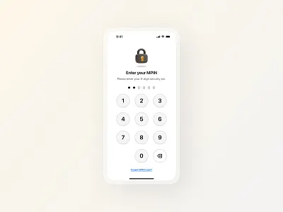 UI Challenge #21 app app design clean code daily ui design lock screen minimal mobile design passcode pin security ui ui design uiux user interface design verification