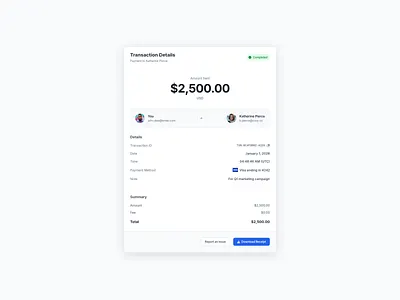 Transaction Details app branding dashboard finance fintech graphic design illustration mobile shot ui uidesign uiux ux web