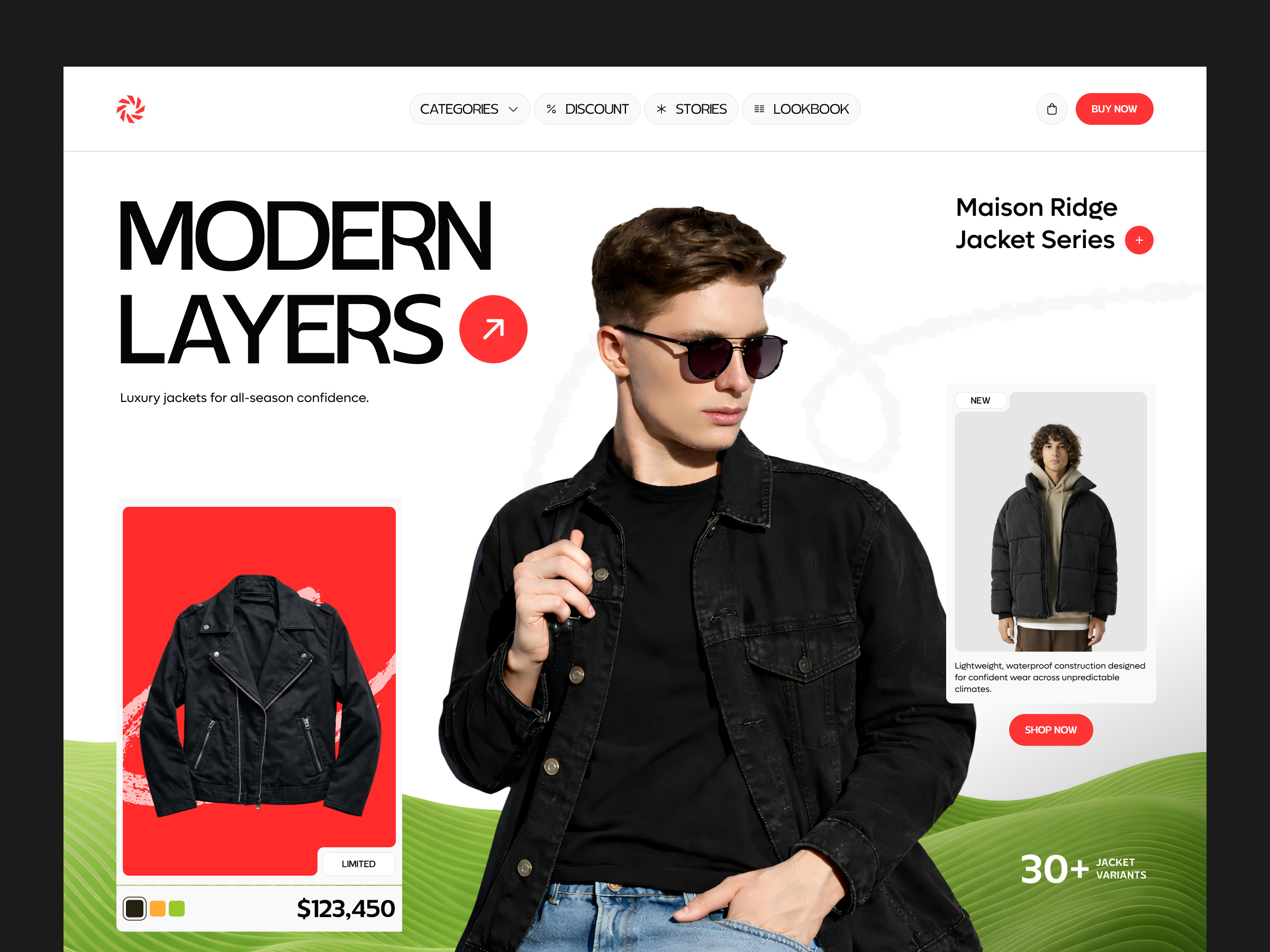 Example of Fashion E-Commerce Website Design