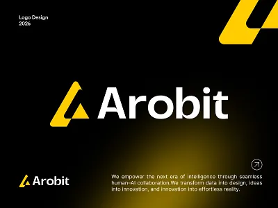 Arobit - Modern Fintech Timeless Logo Design ai sturtup brand identity branding custom logo fintech logo iconic logo logo logo design modern logo startup logo timeless logo