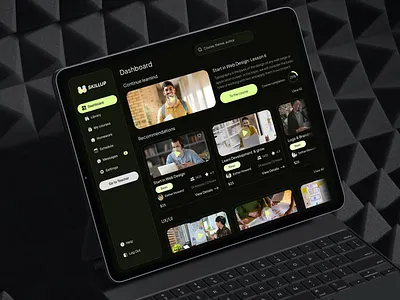 Skillup - E learning platform uiux design e learning ed tech education platform prodcut saas webapp