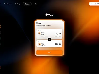 Crypto dashboard- Swap page blockchain crypto dashboard crypto platform cryptocurrency dashboard dapp dashboard dashboard ui defi dashboard finance dashboard market swap page trade ui user interface web design web3