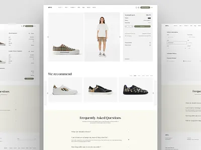 Fashion E-commerce Website Design buy buy now clothing store details page e commerce ecommerce fashion landing page luxury mens fashion minimalist design online store payment product product details ui ux web web design website
