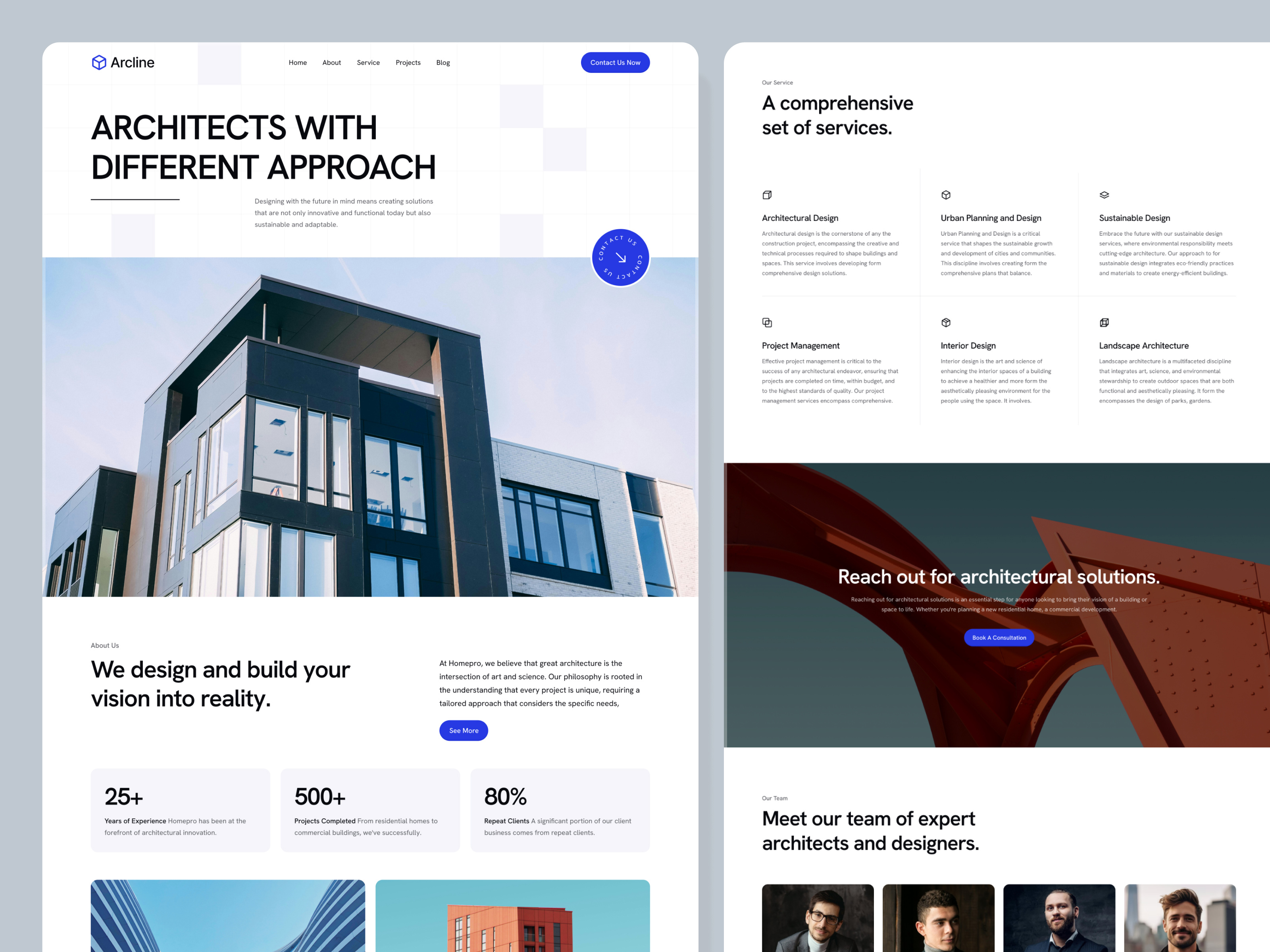 Example of Figma Landing Page | Website Redesign