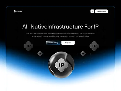 AI Agents Website ai ai agents ai ip ai landing page ai saas platform app automation platform clean enterprise futuristic illustration landing page logo minimal web design modern platform saas saas website web design website