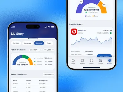 Stock Trading App mobileapp stock trading
