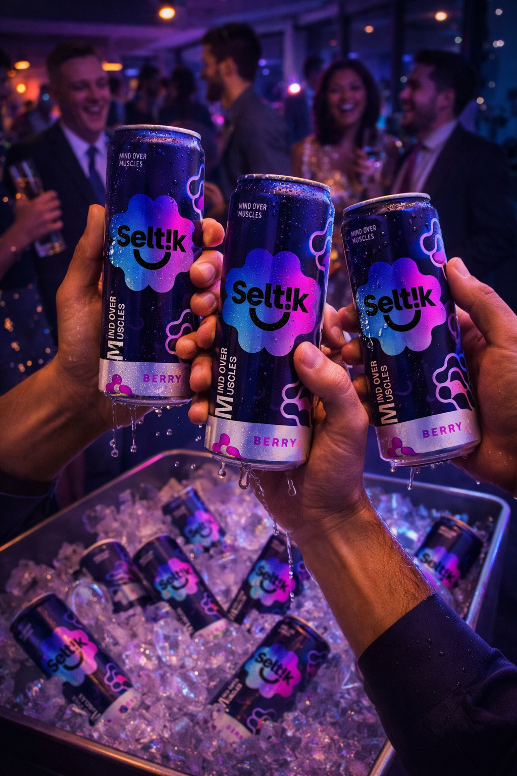 Seltik Energy Drink - Logo Identity & Branding branding design inspiration design milk energy drink futuristic graphic design logo logo identity neon new age packaging tech vector