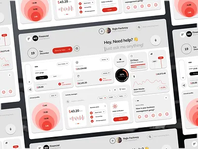 NO Financial — Finance Dashboard UI admin dashboard business dashboard dashboard ui data visualization figma design finance dashboard financial dashboard fintech ui light ui product design ui design user experience user interface ux design web app design