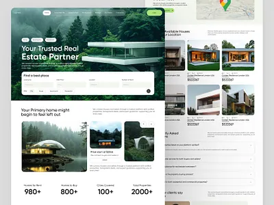 Modern Real Estate Website UI/UX Kit - Property Website UI eal estate web home buy home buy sell home rent property design property listing design property web uiux property website real estate real estate agency real estate landing page real estate project real estate ui design real estate uiux real estate website real estate website design real estate website template rental property search property ui