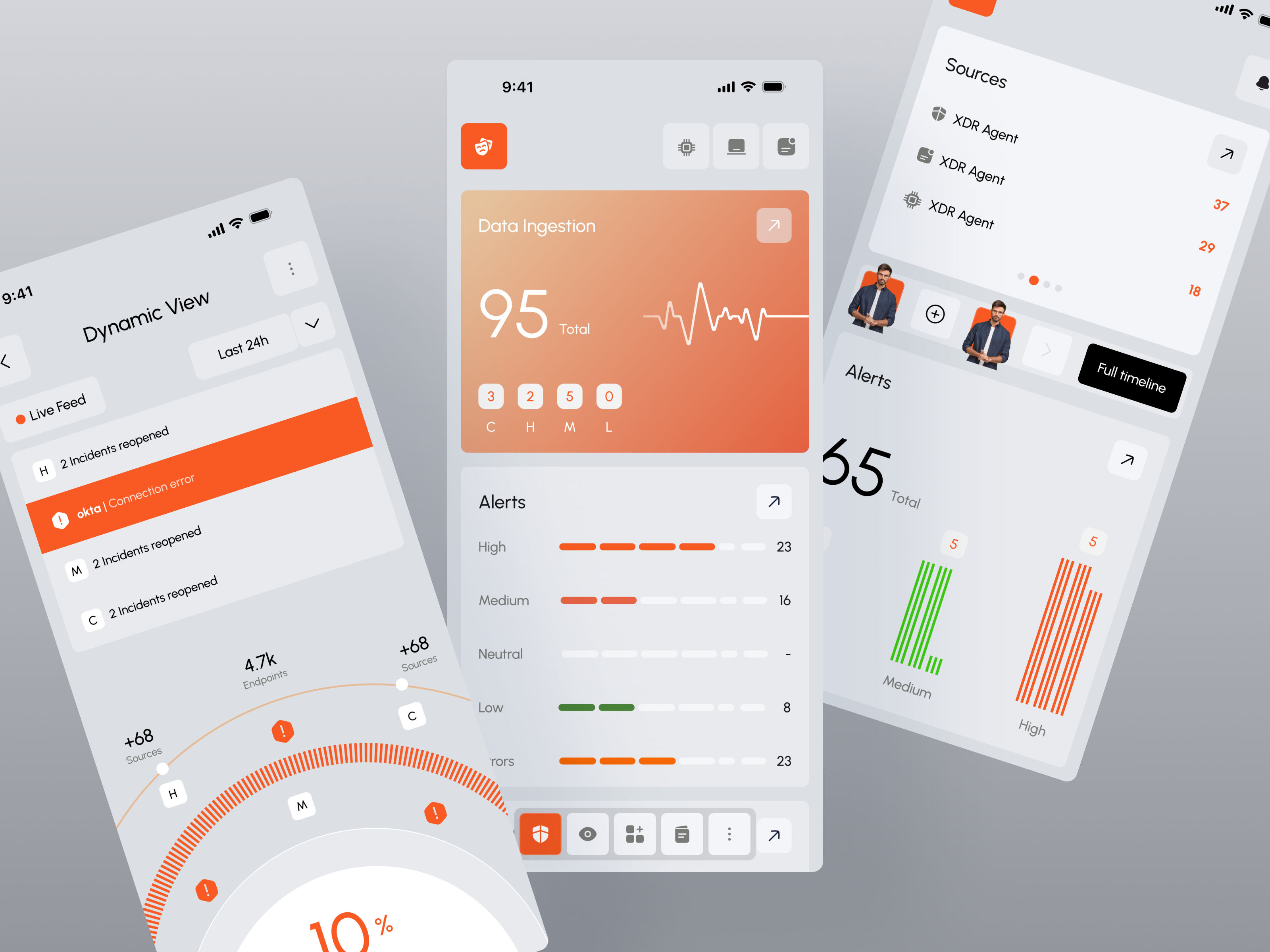 Cybersecurity Mobile App UI app app design cyber cyber security cybersecurity ios ios app mobile mobile app mobile app design mobile ui security ui ui design