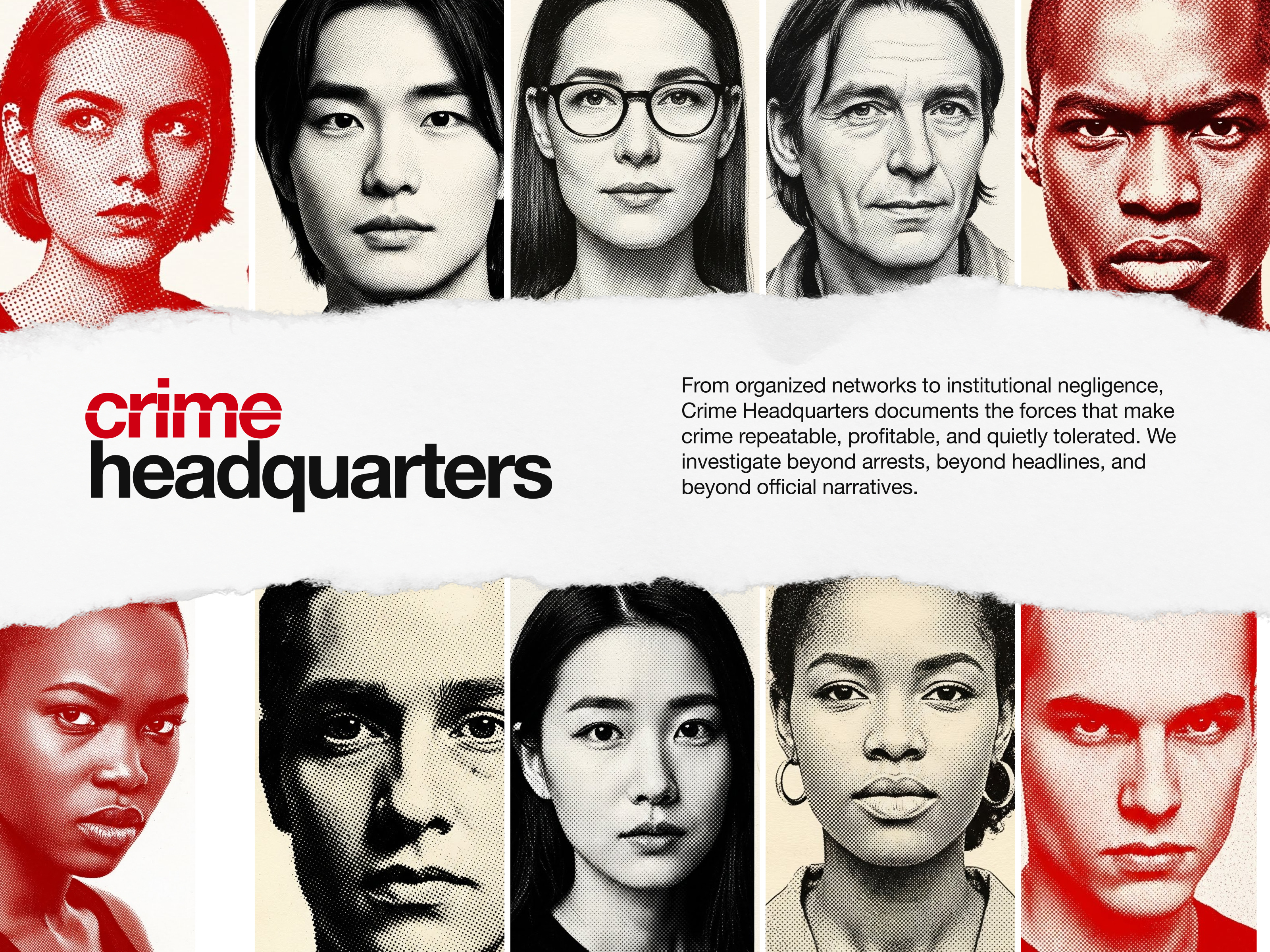 Crime Headquarters - Poster Design branding graphic design poster design