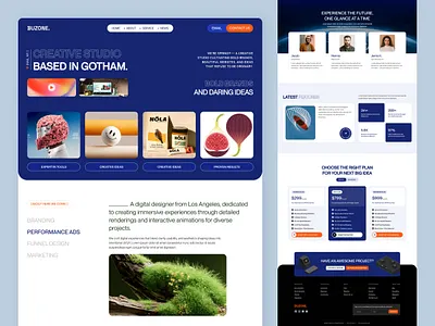 Creative Studio Agency Website design agency clean creative studio designer portfolio designer website digital studio faq interface modern personal personal portfolio personal web personal web design portfolio project service testimonial uiux website web website