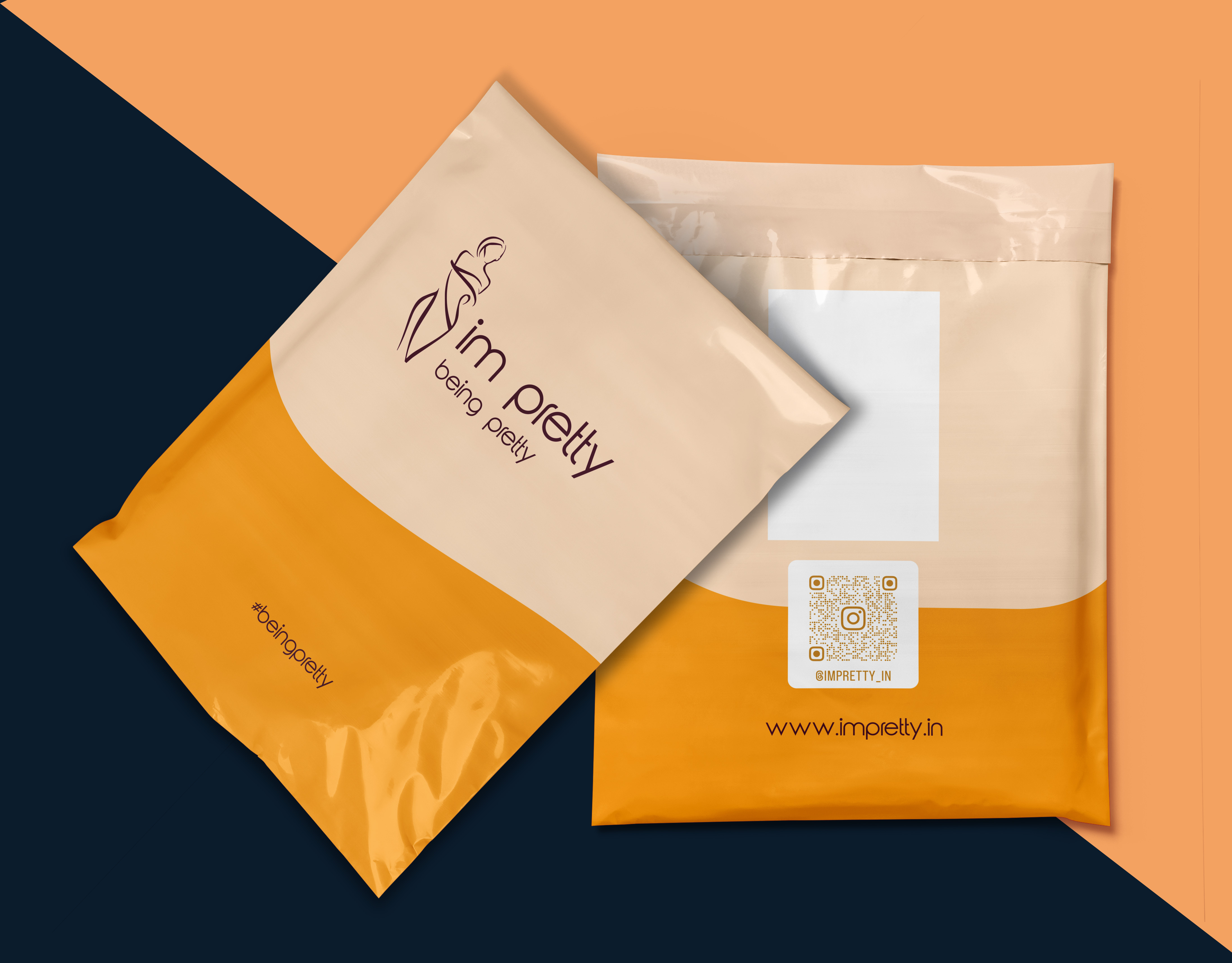 E-Commerce Minimal Clean Poly Bag Packaging Design brand identity branding clean design cosmetic bag design courier bag packaging delivery bag packaging design inspiration graphic design mailer bag packaging minimal packaging modern packaging packaging design packaging expert poly bag design poly mailer bag premium packaging product packaging visual identity