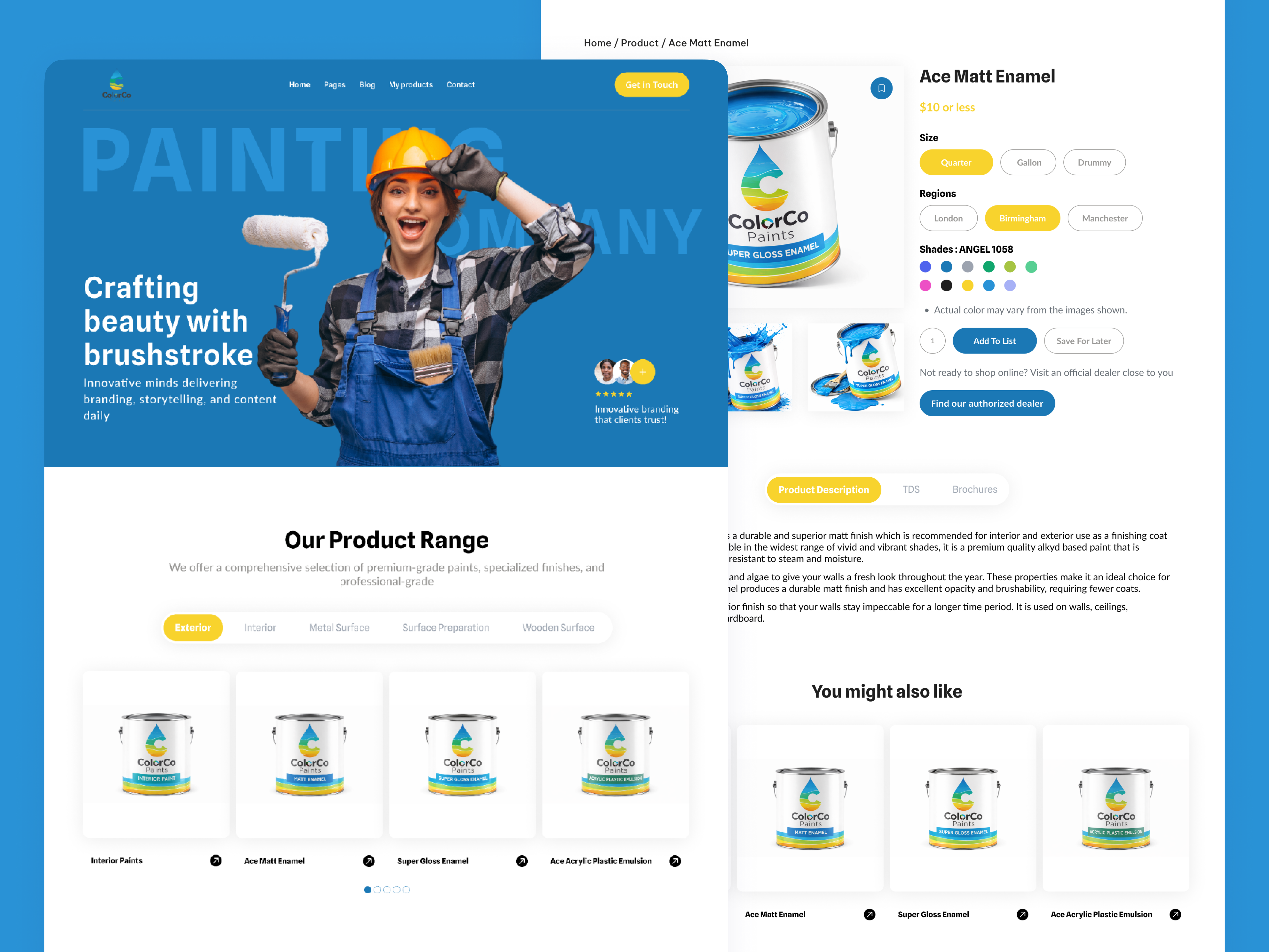 Example of Website UI/UX Design In Figma 