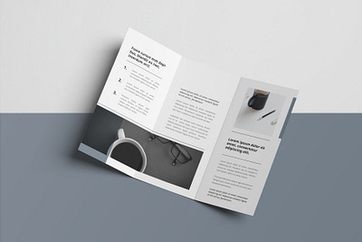 Minimal Trifold Brochure #2 app branding design graphic design illustration logo typography ui ux vector