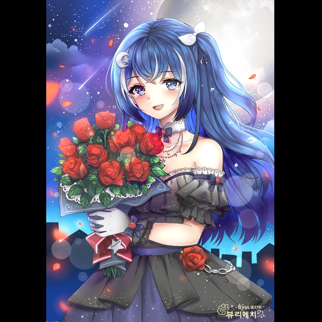 BUST UP ILLUSTRATION anime cute design design character illustration model original character