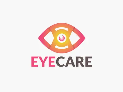 EYE CARE LOGO brand identity branding elegant emblem eye care logo eye center eye checkup eye clinic eye hospital logo eye tech logo geometric logo icon minimal minimalist logo optical care optometry symbol vector vision care