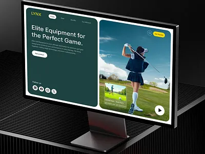 Golf Club Website Design golf club website product design sports club website sports website ui design ux design web design web ui website design website ui