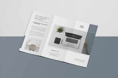 Minimal Trifold Brochure #3 app branding design graphic design illustration logo typography ui ux vector