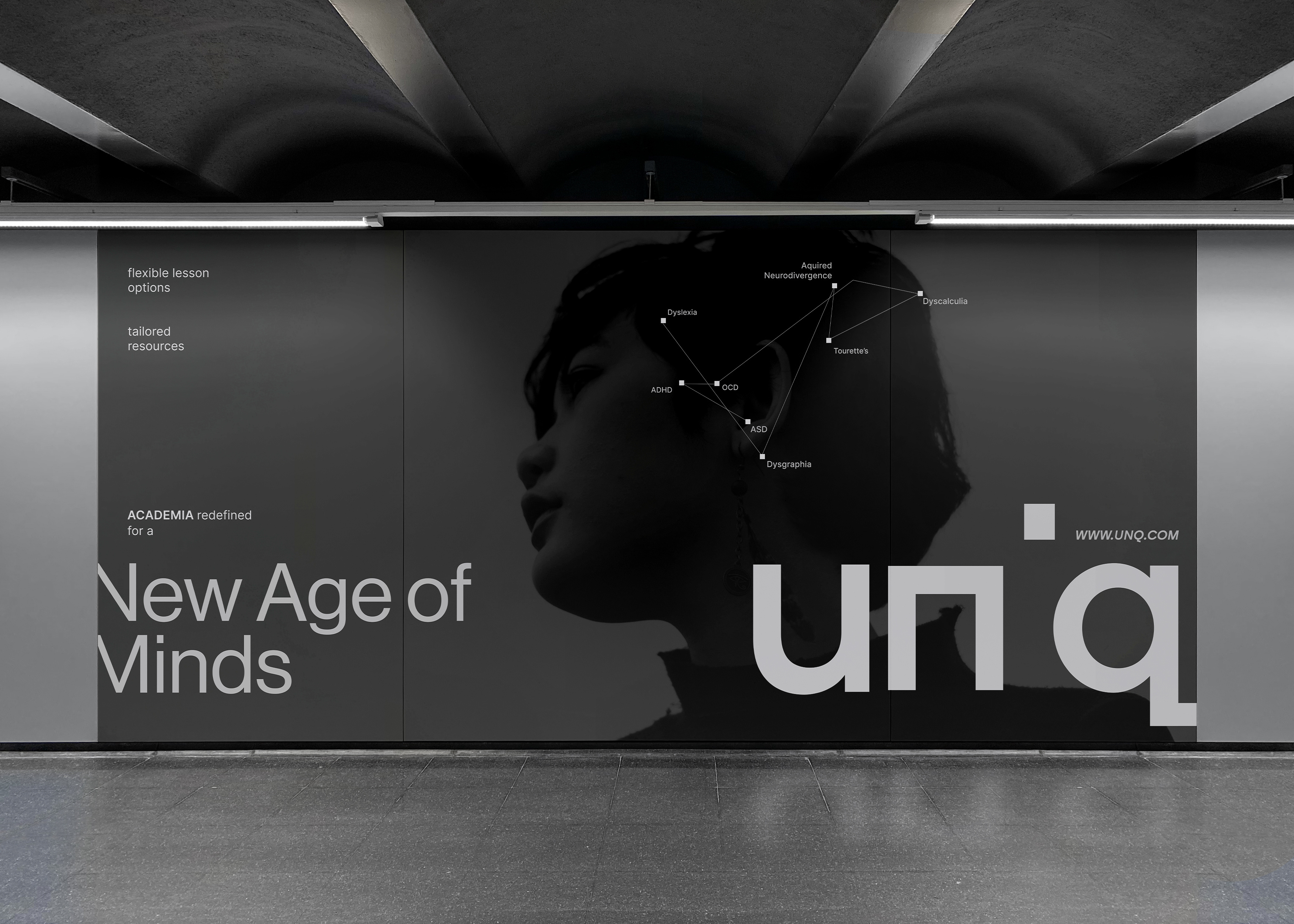 UNQ university acadmia app design branding concept graphic design inclusive design logo ui ux