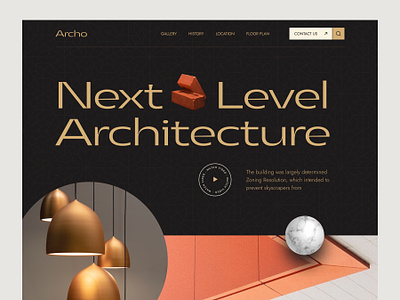 Architecture Agency Landing Page agency architecture creative design agency interior design landing page ui ux web design website website design