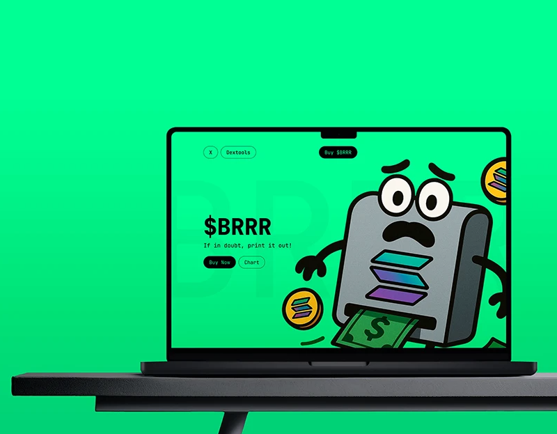 Meme Coin Website Design - Dump coin crypto design figma graphic design illustration landing page meme coin meme token nft token ui web design website website design