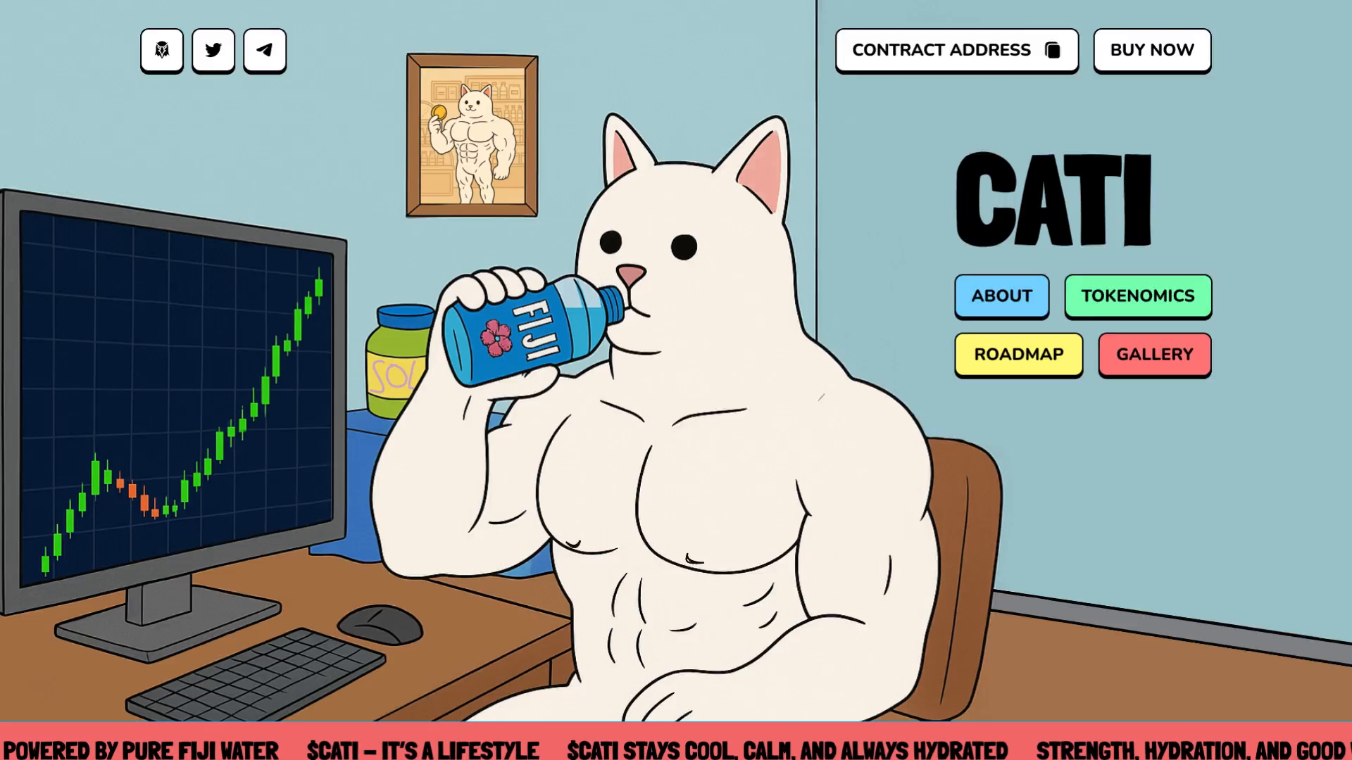 CATI - Meme Coin Website Design by Artemii Muzychenko on Dribbble