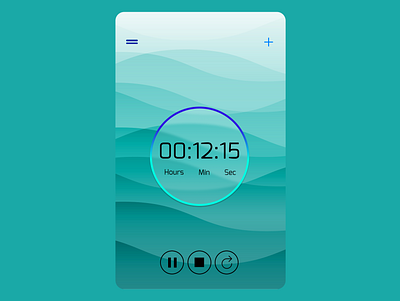 Countdown Timer app branding countdown timer daily ui design graphic design illustration logo timer typography ui ux vector