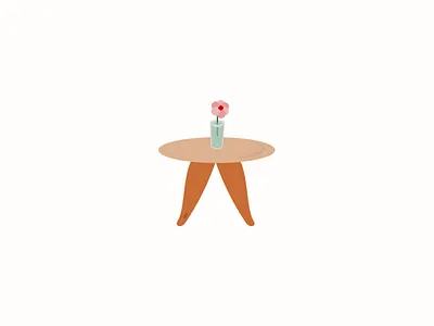 Classic Small Table christmas christmas 2025 coffee table design graphic design illustration interior small table table vector winter wooden table