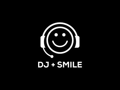 DJ + SMILE apparel branding canada creativelogo design dubai graphic design illustration kuwait logo logoawesome logodaily logoexspose logopedia monogram monoline usa vector